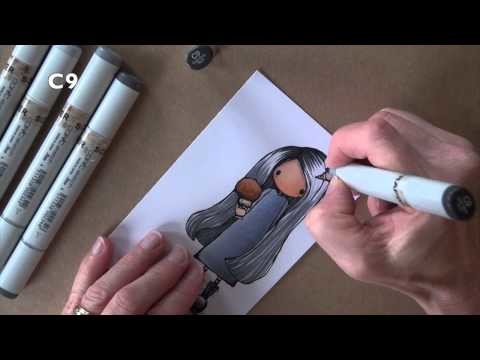 Copic In The Craft Room: Coloring Black