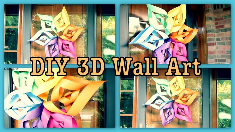 DIY: 3D Wall Art "Flower"
