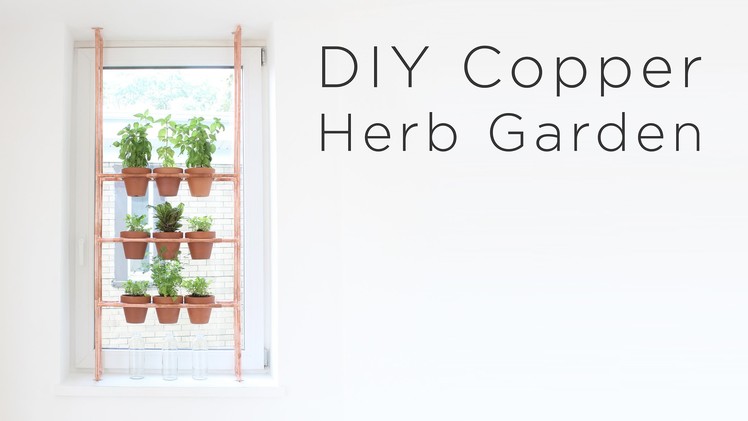 DIY Copper Herb Garden