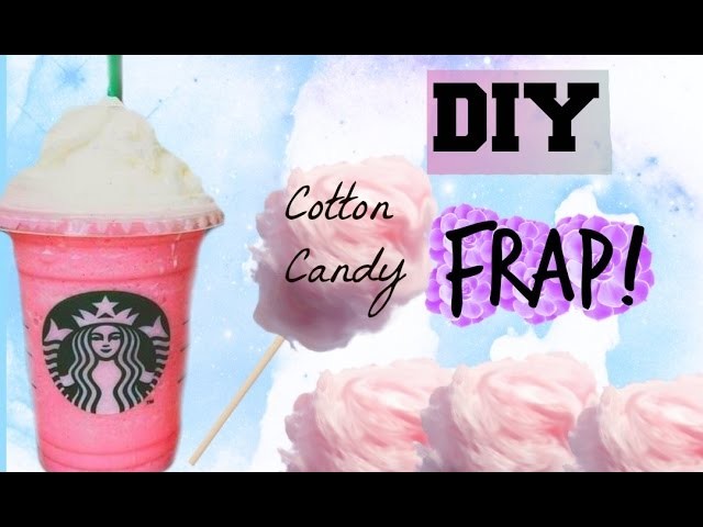 DIY Cotton Candy Frappuccino from Starbucks
