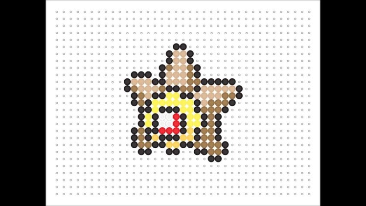 Hama Bead Staryu (Pokemon Series #15)