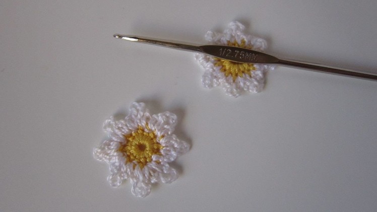 How To Crochet Tiny Thread Daisies - DIY  Tutorial - Guidecentral