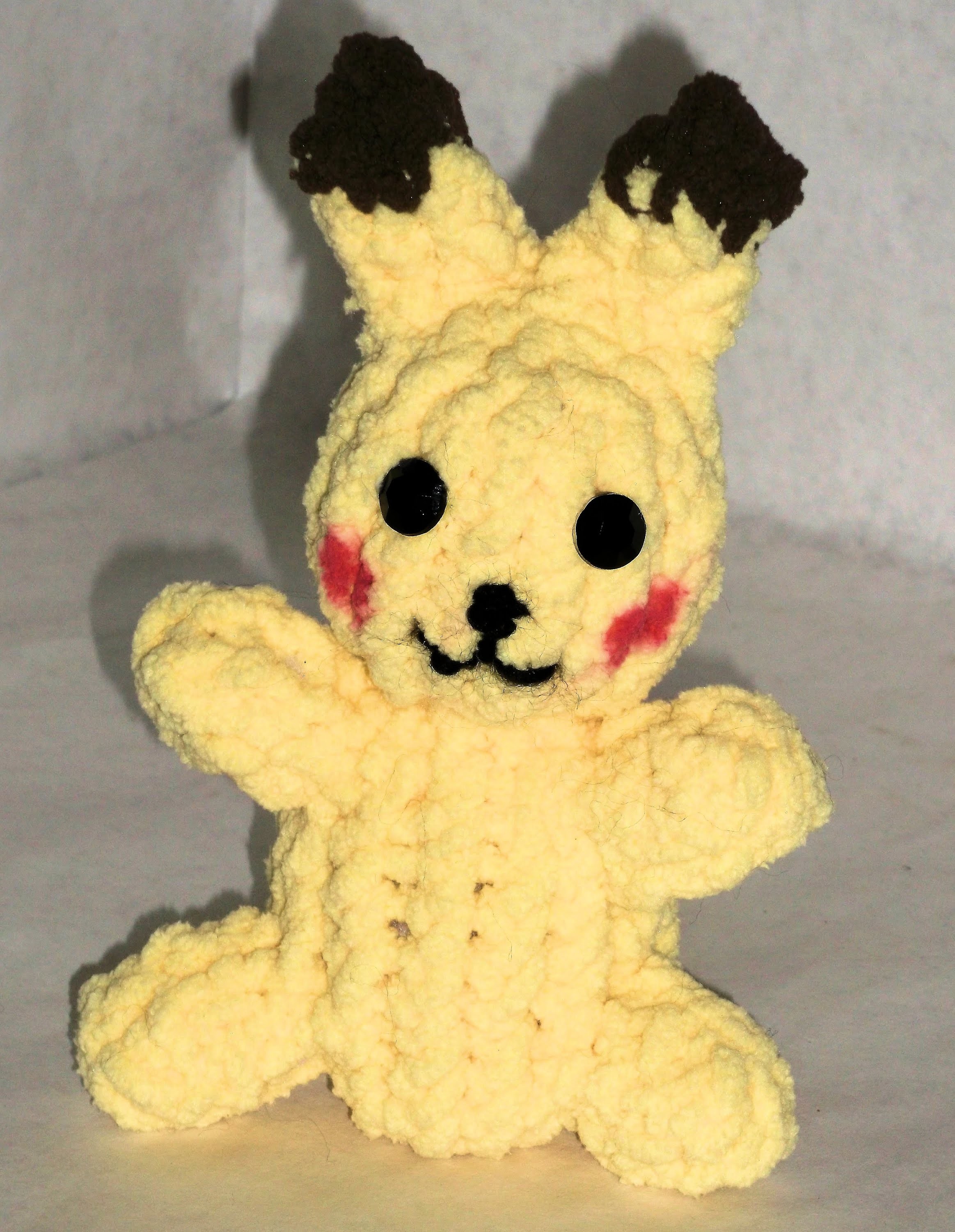 knitted pokemon plush