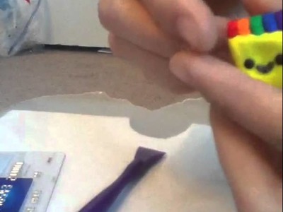 How to make a polymer clay crayon box