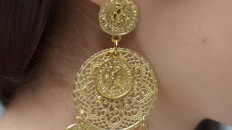 How To Make Stylish Coin Earrings - DIY Style Tutorial - Guidecentral