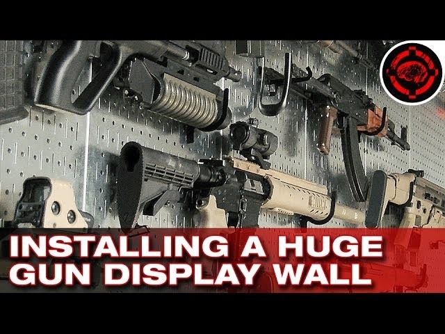 Installing a Huge Gun Display Wall