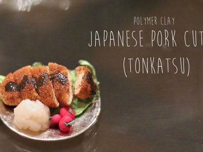 Miniature Polymer Clay Tutorial; Japanese Pork Cutlet