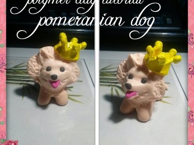 Miniature pomeranian dog-polymer clay tutorial