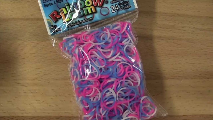 NEW Rainbow Loom Cotton Candy Rubber Bands Review. Overview