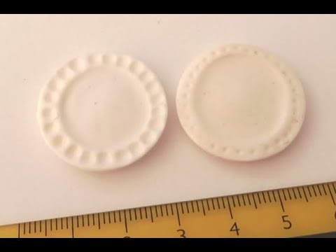 Polymer Clay Miniature - Plates