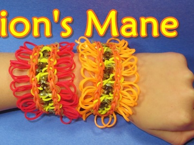 Rainbow Loom Bracelet: LION'S MANE Tutorial