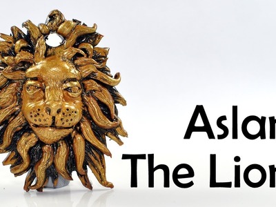 Antique Aslan, The Lion from Narnia, polymer clay TUTORIAL