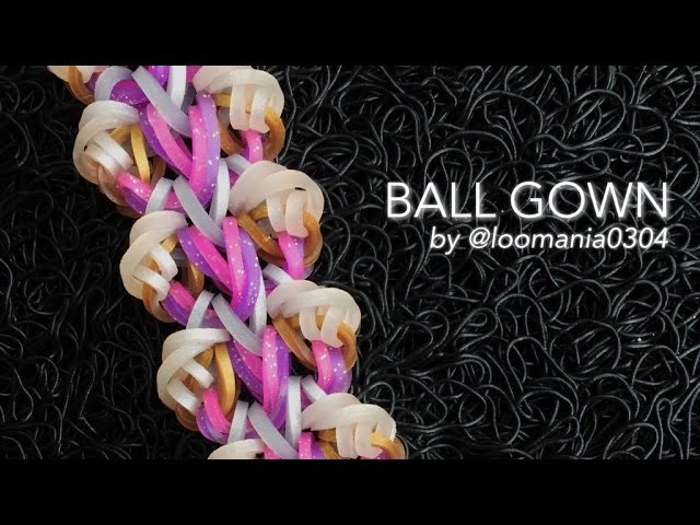 BALL GOWN Hook Only bracelet tutorial