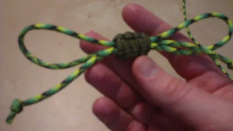 Cobra stitch Form: double loop end or figure eight how to