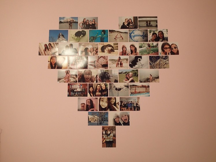 DIY: Heart Photo Collage (Macbarbie07 inspired) ♡ phoever88