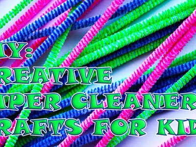 DIY HOMEMADE FAT FUZZIES Pipe Cleaner Crafts for Hours of Family Fun!!