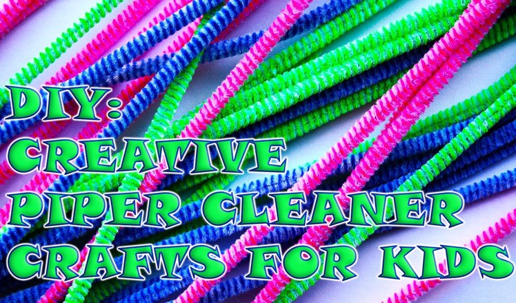 DIY HOMEMADE FAT FUZZIES Pipe Cleaner Crafts for Hours of Family Fun!!