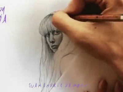 Drawing Lady Gaga By Juan Andres (ARTPOP)