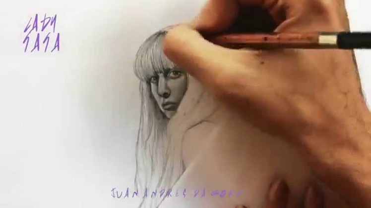 Drawing Lady Gaga By Juan Andres (ARTPOP)