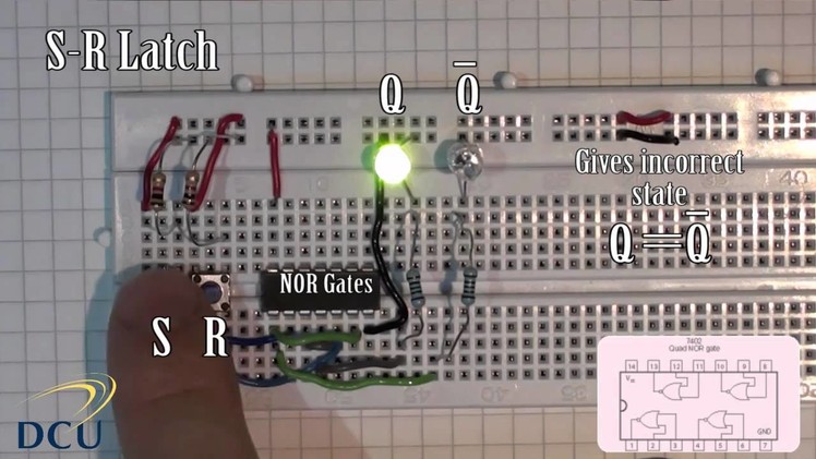 Experiments 3.1: Sequential Logic - S-R Latch and a Gated S-R Latch