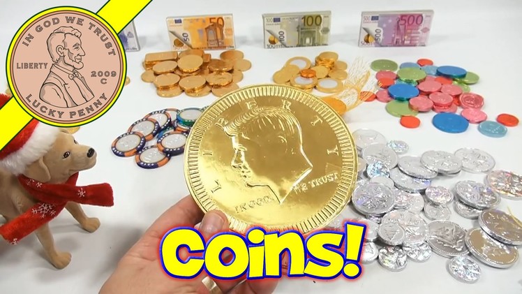 Giant Chocolate Golden Coin and Complete Candy Collection!