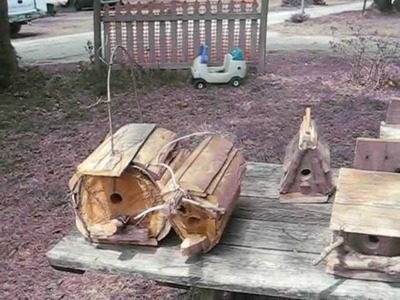 Hand Made Wood Tables and Bird Houses From Alabama - Jay Bartels Exclusive