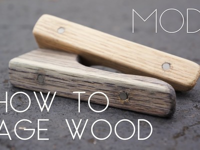 How to Age Wood in Minutes