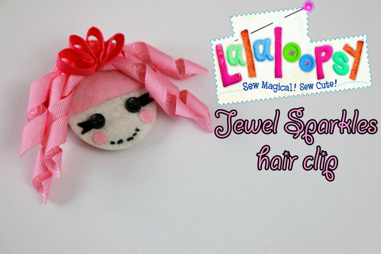 How To: Lalaloopsy hairbow tutorial  | Cinder Slippers Scoops Waffle Cone crazy hair