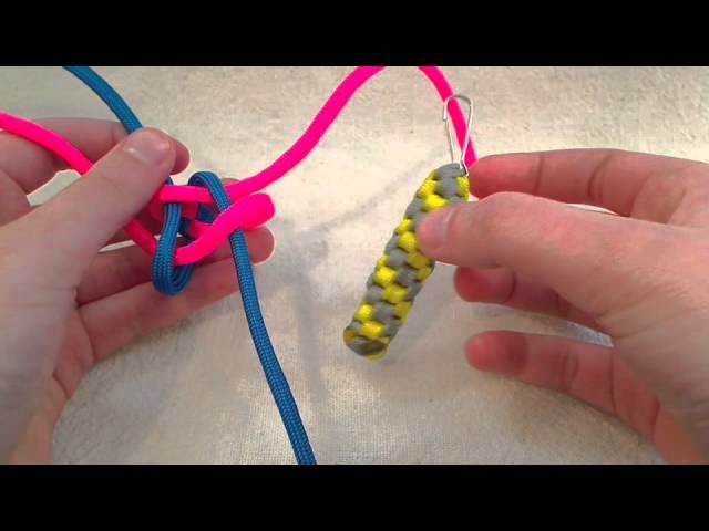 How to make a boondoggle zipper pull with paracord