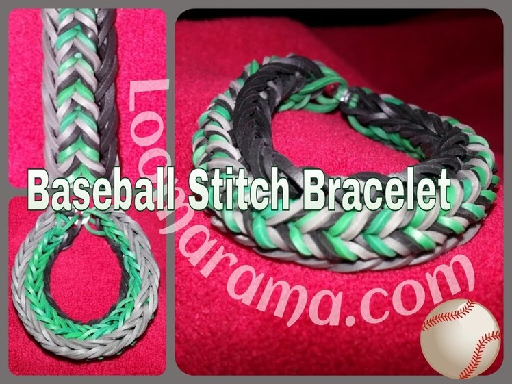 How to make a Monster Tail Bracelet called The Baseball Stitch