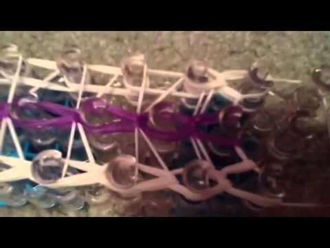 How to make a rainbow loom triple fishtail bracelet
