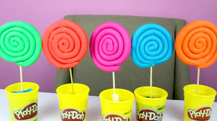 How To Make Giant  Play Doh Lollipops Tuesday Play Doh  B2cutecupcakes