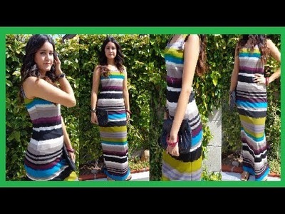 How to make Long Maxi Dress DIY Damav425