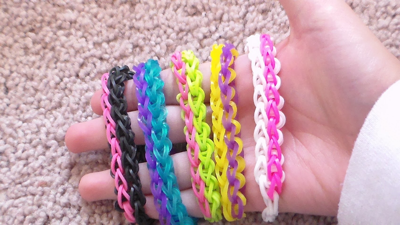 How to make Rainbow Loom Bracelets: Double.Pulsera De Gomitas Doble!