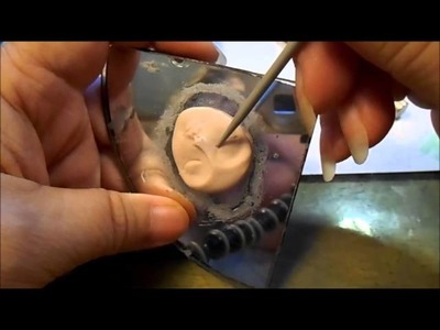 Polymer Clay re sculpting a molded face