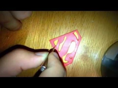 Polymer clay:Superman symbol tutorial
