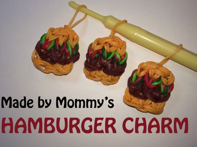 Rainbow Loom Charms: Hamburger