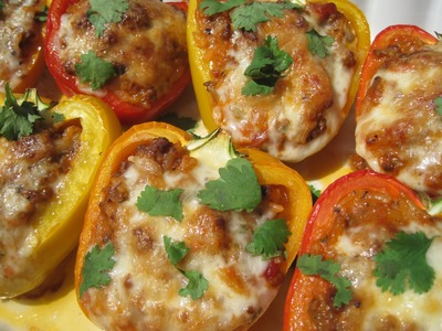 Stuffed BELL PEPPERS Recipe - How to make Stuffed BELL PEPPERS