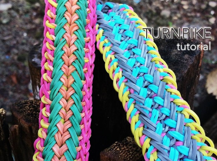 TURNPIKE Rainbow Loom bracelet tutorial