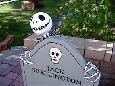 2010 Jack Skellington Tombstone Peeper