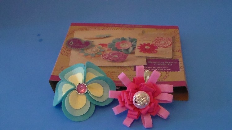 Craftabelle Make Your Own Flower Hair Accessories Bobby Pin & Barrette Craft Kit
