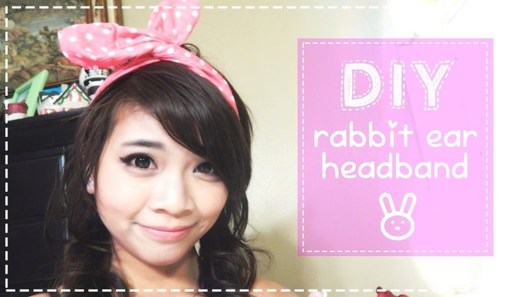 DIY: Usamimi or Rabbit Ear Headband