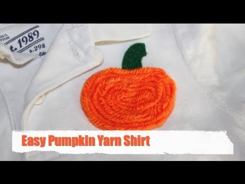 Easy- Pumpkin Yarn Shirt How-to!
