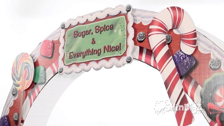 Gingerbread Arch - Shindigz Christmas Decorations - Party Supplies