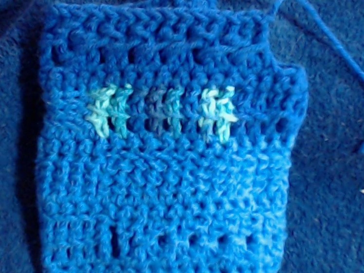 How to crochet connected stitches   RH