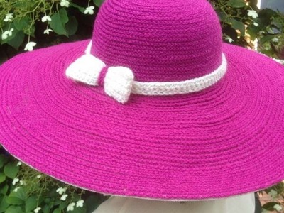 How To Make A Beautiful Crochet Summer Hat - DIY Style Tutorial - Guidecentral
