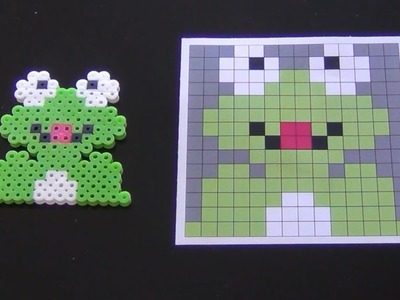 How to Make a Cute Perler Bead Girl Frog - Part 1