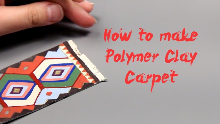 How to Make a Miniature Polymer Clay Carpet