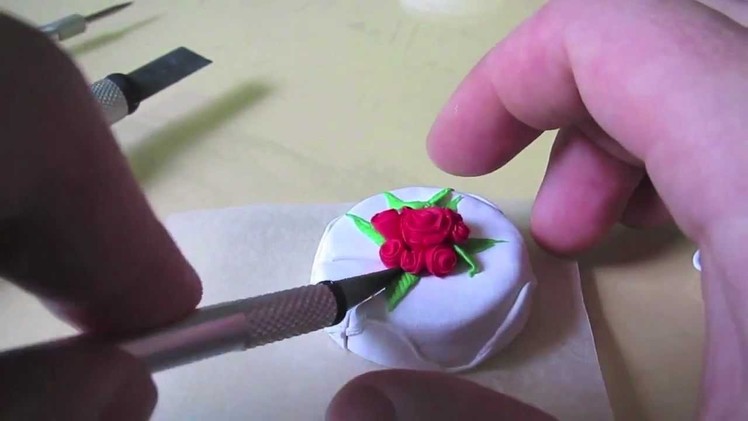 How to make a Wedding Cake with Polymer Clay. Fimo