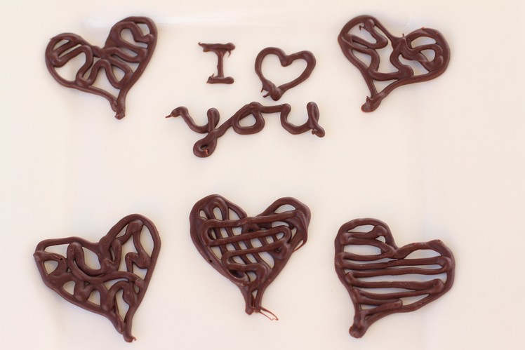 How To Make Chocolate Heart Decorations by Rockin Robin